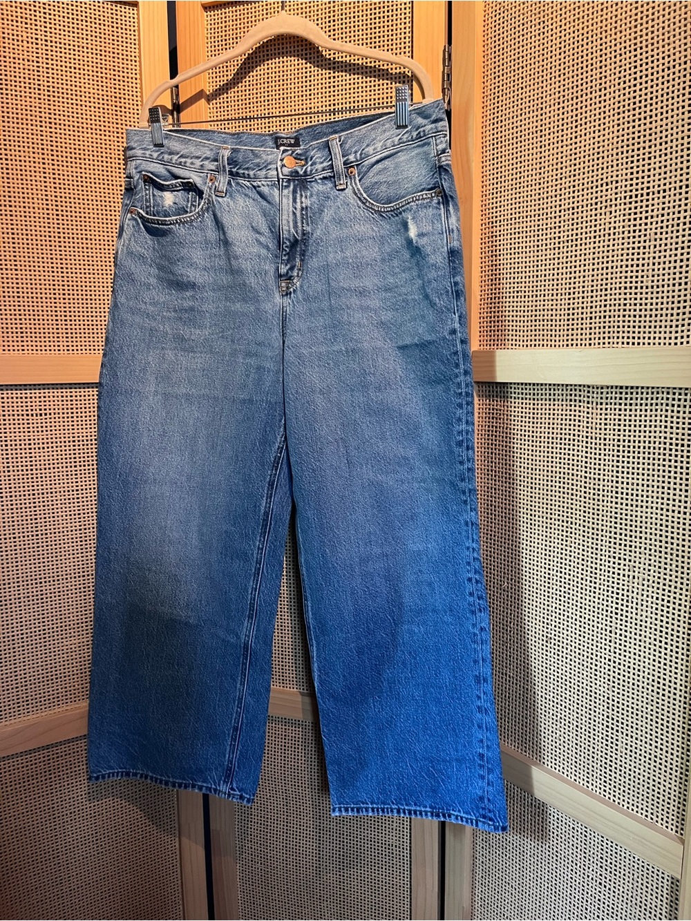 Jcrew Women’s 32, 90 Vintage Baggy Cropped Jeans - Picture 2 of 4